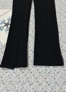 Completely new Black Flare Pants with Slits