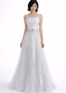 Elegant White party Dress🤍