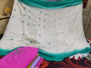 Ethnic Blouse With Saree