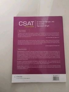 CSAT Essentials Quantitative Aptitude Book