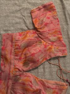 Stylish Pink Tie-Dye Blouse