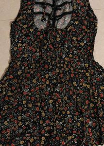 A line floral beach dress