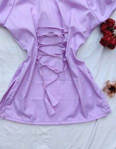 Lilac Corset back kurti 🪻🫶