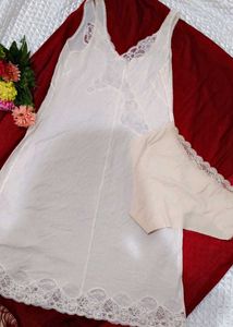 Vintage Lace Nightgown &amp; Panty Set