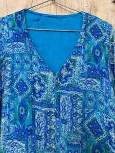Blue Bohemian kurta set