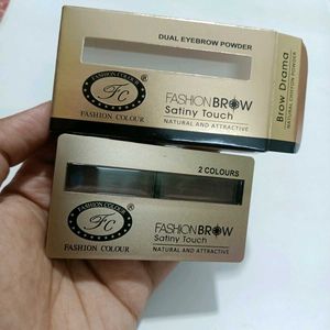 Fashion Colour Dual Eyebrow Powder