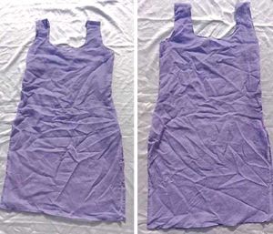 Tie Dry Lavender Chikankari Mirror Work Kurti