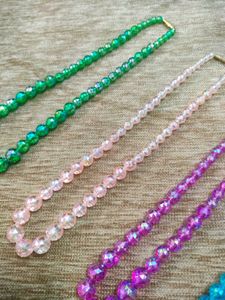 Set of 4 Beaded Necklaces
