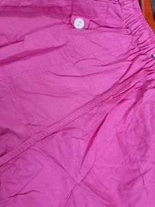 Pink Casual Shorts