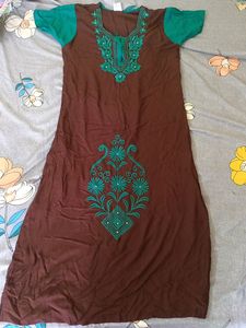 Embroidery Nighty Aviska Brand (New)