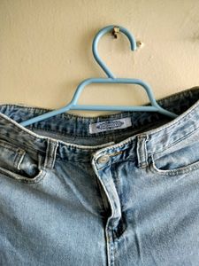 Light Wash Wide Leg Jeans