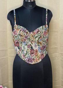 Floral Corset Top
