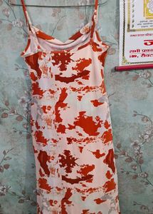 Stylish Printed Midi Dress