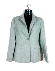 Light Grey Formal Blazer For Women's