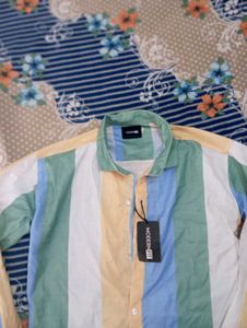 Modern Fit Striped Men's Shirt