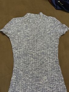 Blue &amp; White Knit Top - Never used
