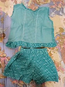 Teal Printed Summer Set