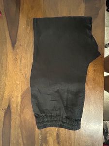 H&amp;M Linen Blend Black Pants