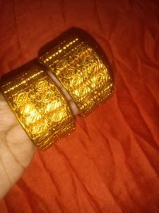 Exquisite Gold Bangle Bracelet ( Gam kharu )