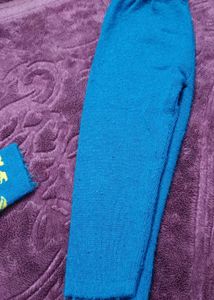 Cute Kids Blue Leaf winter cord set with pochun