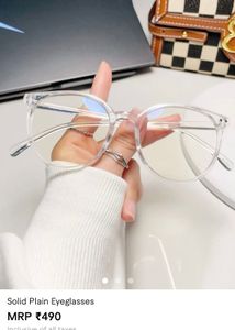 Clear Frame Glasses | Transparent Korean Style