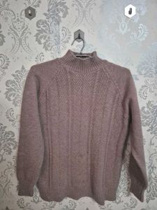 Mock Neck Knit Sweater