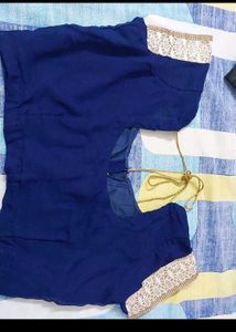Elegant Blue Saree