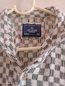 Black And Cream Colour Shirt For Men