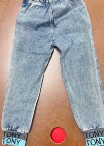 Boys 'Strong' Print Jeans