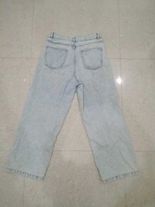 Light Wash Wide Leg Jeans