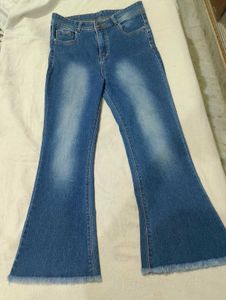 Women's Blue Bell Bottom Jeans