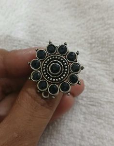 Boho Blue Stone Statement Ring