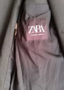 Zara Classic Black Blazer (Comfort Wear)