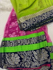 Pink Fish cut lehenga_price Drop