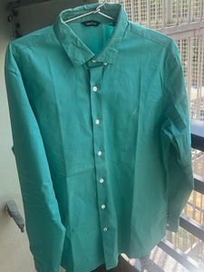 Nautica Green Button Down Shirt