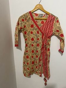 Floral Print Kurti and sharara