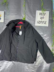 Black Hooded Jacket