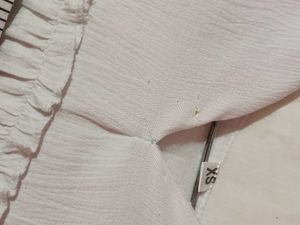 Chic White Tiered Bell Sleeve Top korean