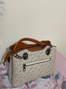 Stylish Logo Print Handbag