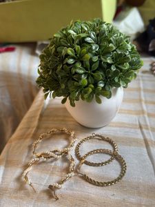 Elegant Pearl &amp; Gold Hoop Earrings