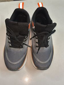 Forca Stylish Grey &amp; Orange Sneakers