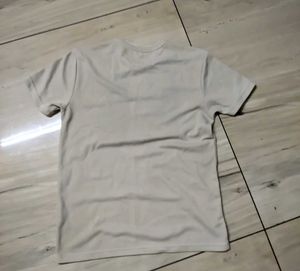 Zudio Beige T-Shirt For Sale✨