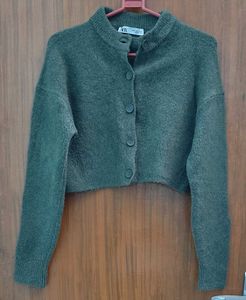 ZARA cropped Cardigan