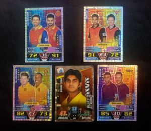 Topps Cricket Attax Silver Cards