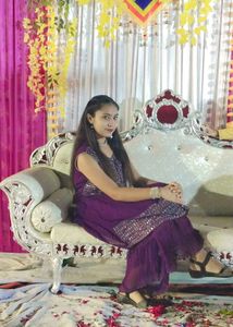 Beautiful Purple sharara shut