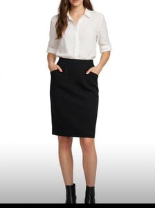 Classic Black Pencil Skirt