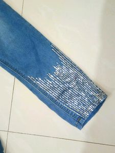 Slimfit Sequenced Blue Jeans