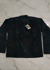 Men's Textured Black Jacket