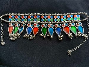 Bohemian Colorful Beaded Choker Necklace