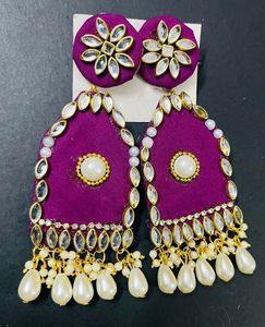 Fancy Fabric Earrings
